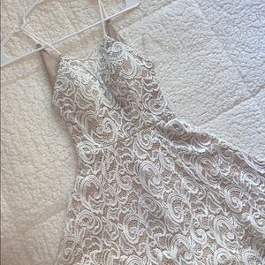 NWOT Nude Lace Dress